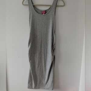 Paisley Sky Gray Maxi Dress L
